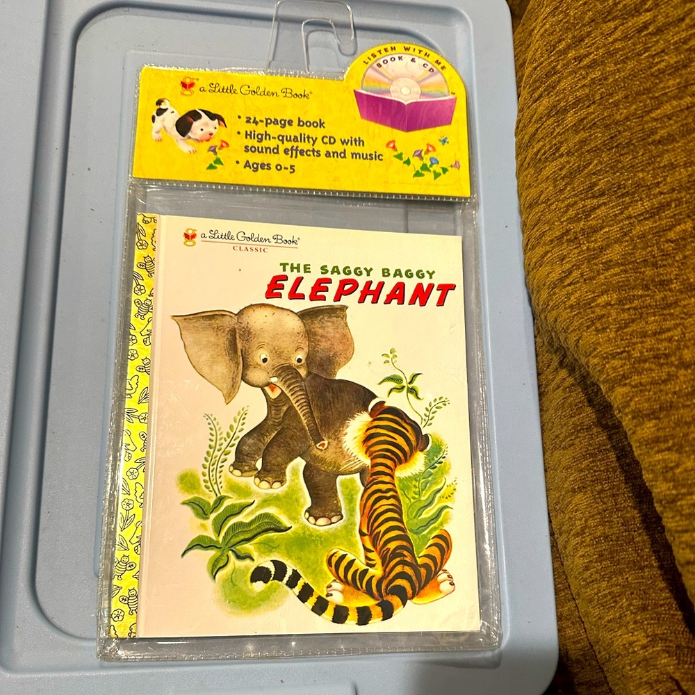 New little golden book & CD combo